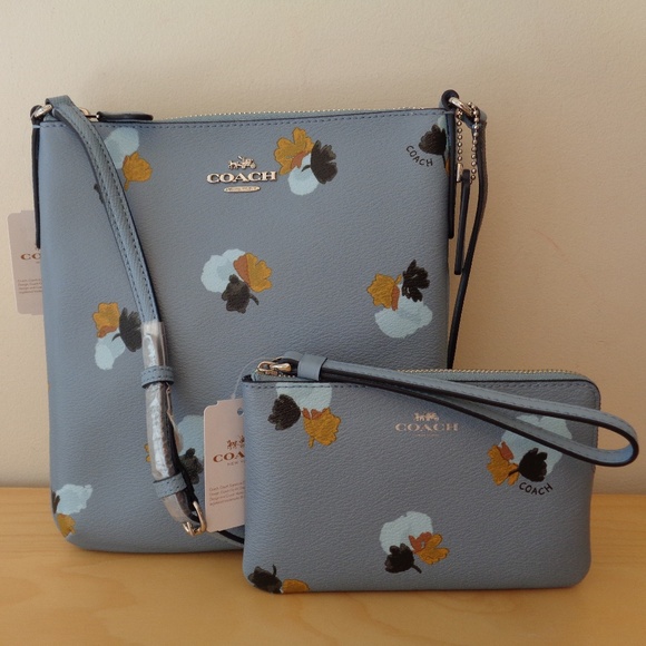 Coach Handbags - Coach Field Flora Wristlet & Crossbody 2-PC SET